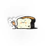A Little Toast Sticker