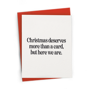 Snarky Minimalistic Christmas Greeting