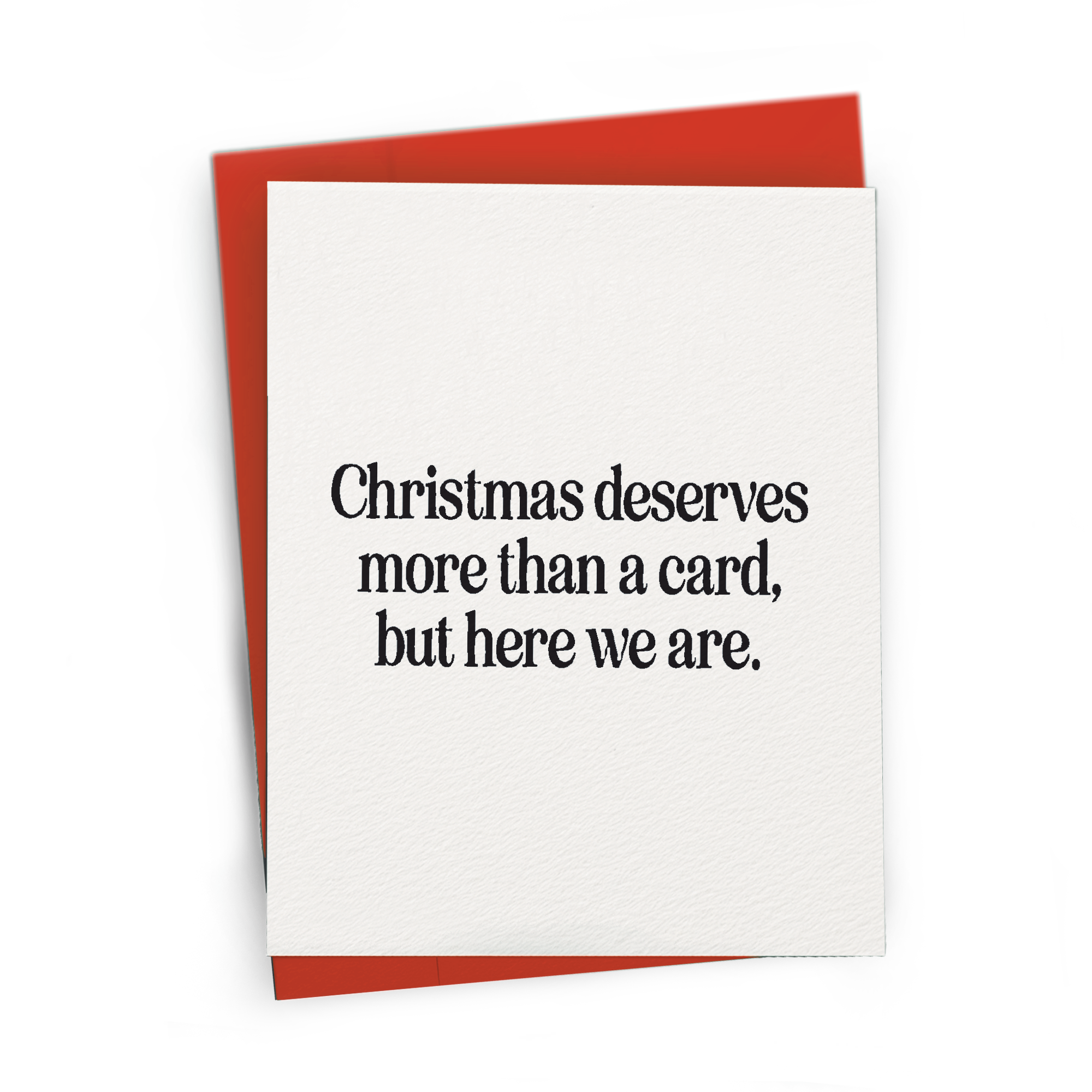 Snarky Minimalistic Christmas Greeting