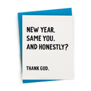 New Year, Same You, Thank God