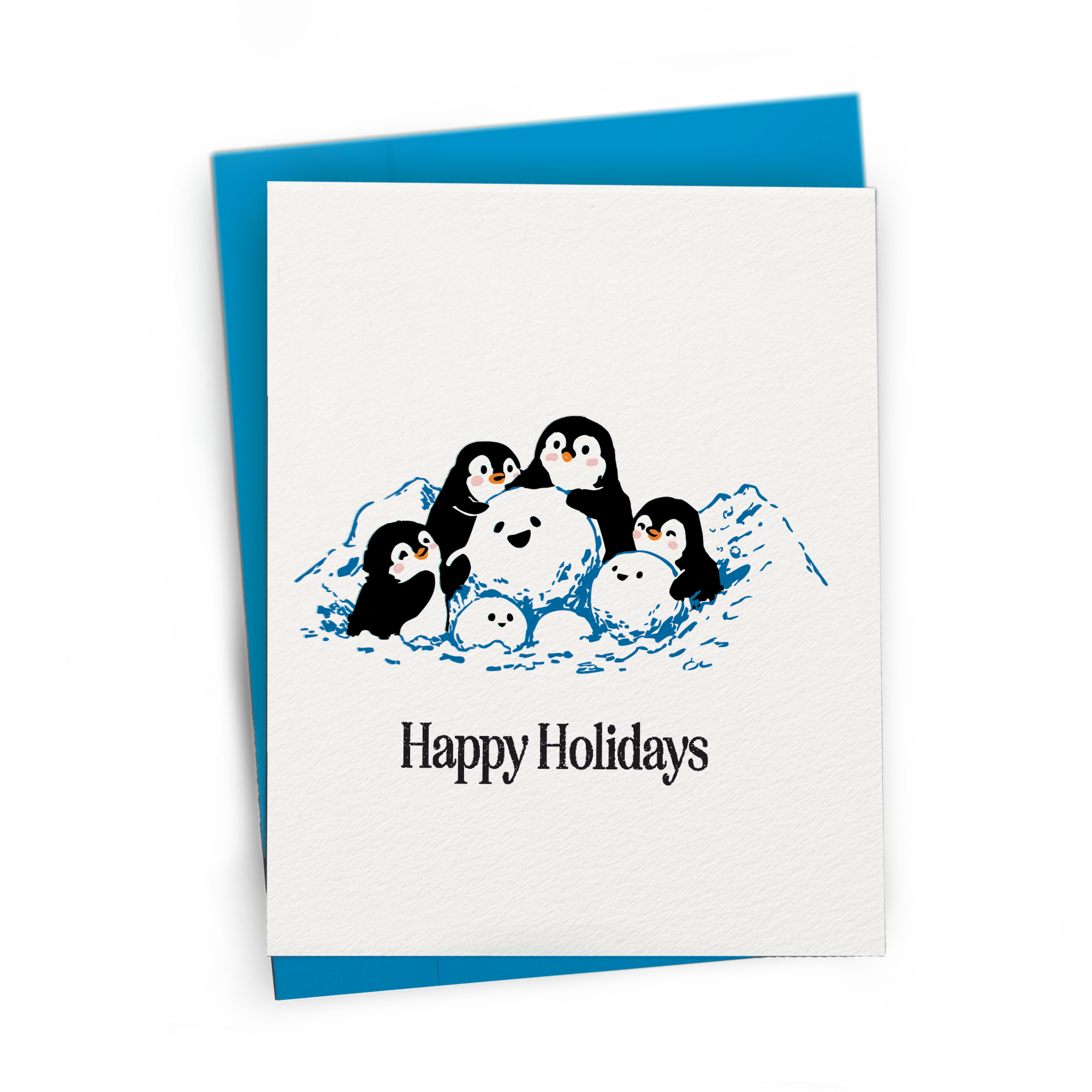 Cute Penguins Happy Holidays