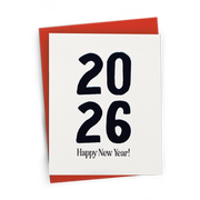 Minimalistic Happy New Year Card