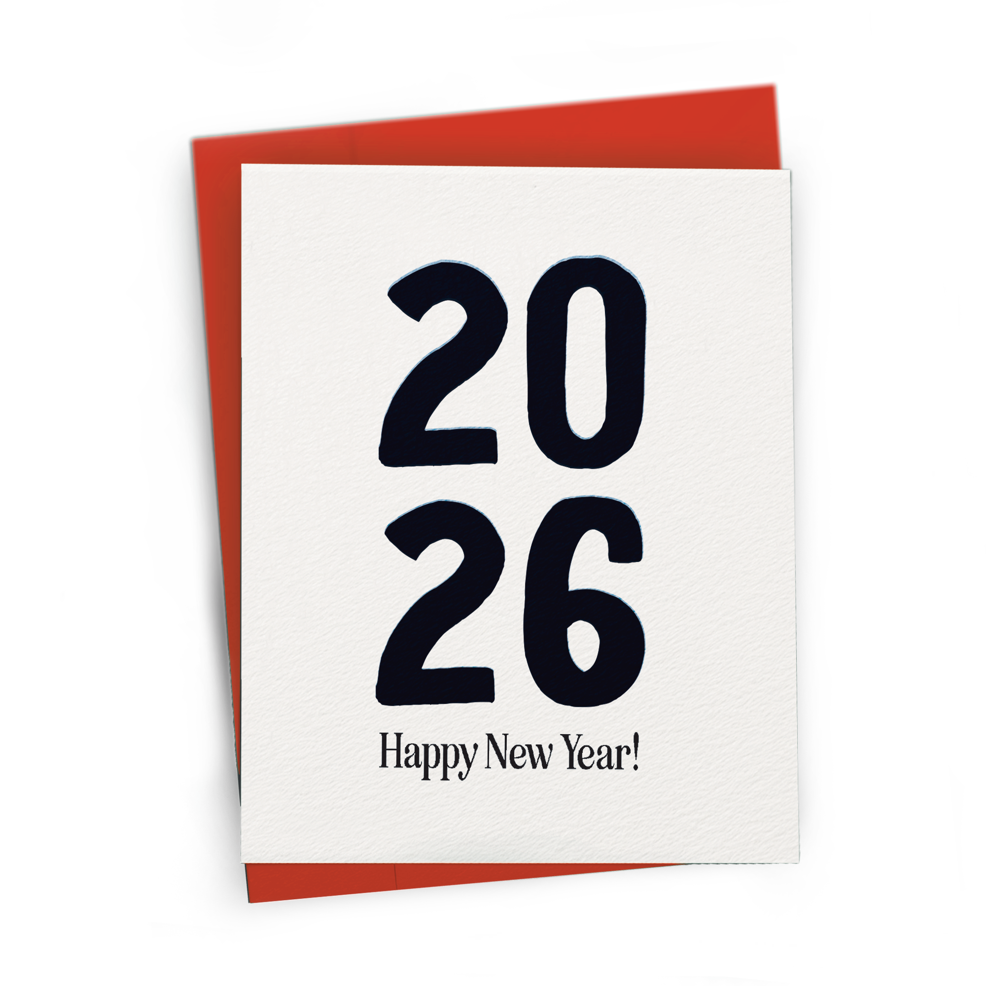 Minimalistic Happy New Year Card