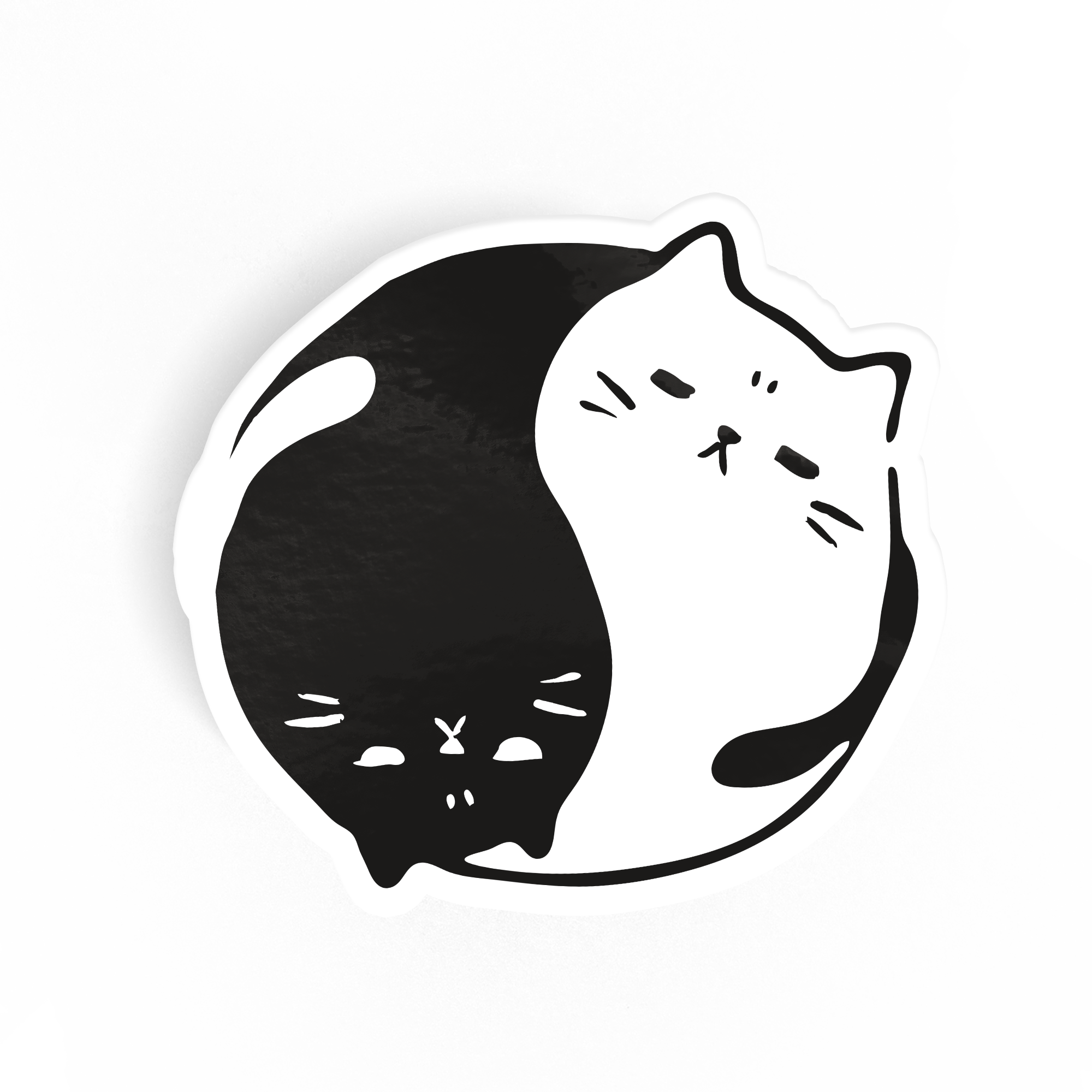 Purr-fectly Balanced Ying Yang