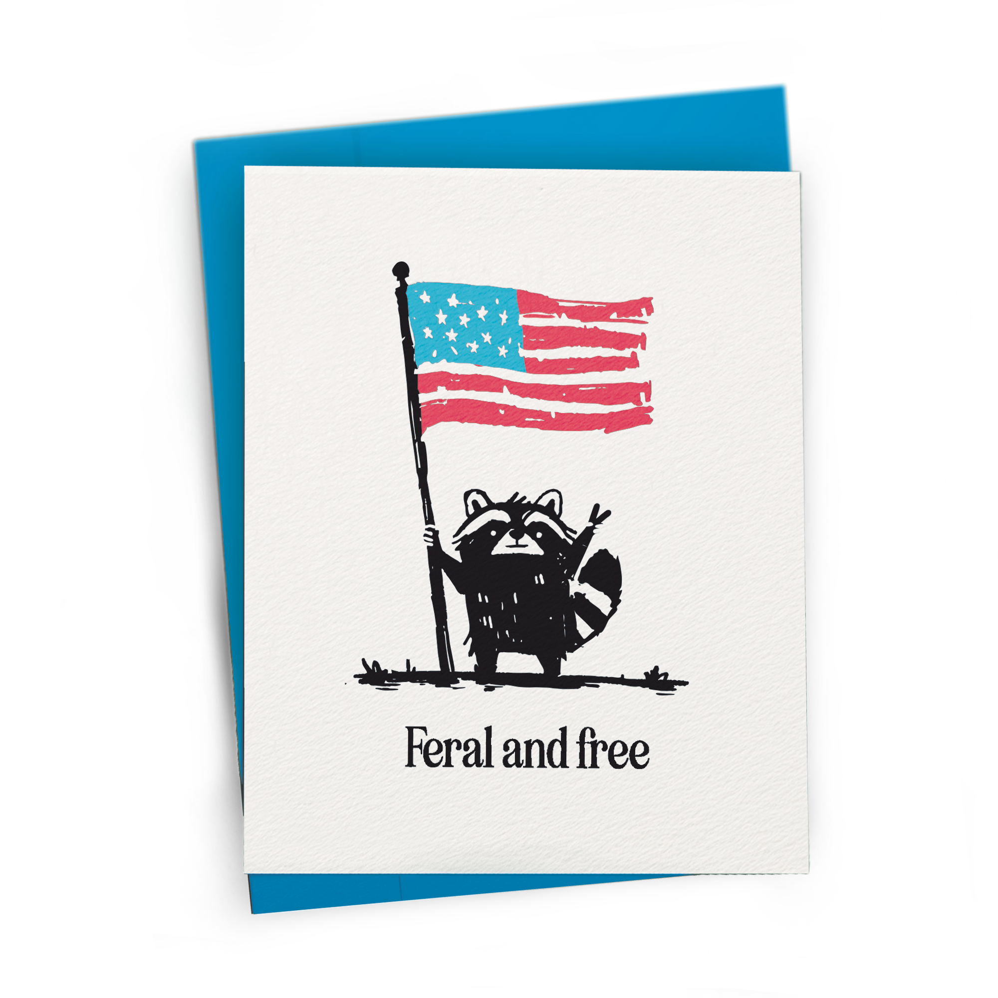 Feral and Free Raccoon