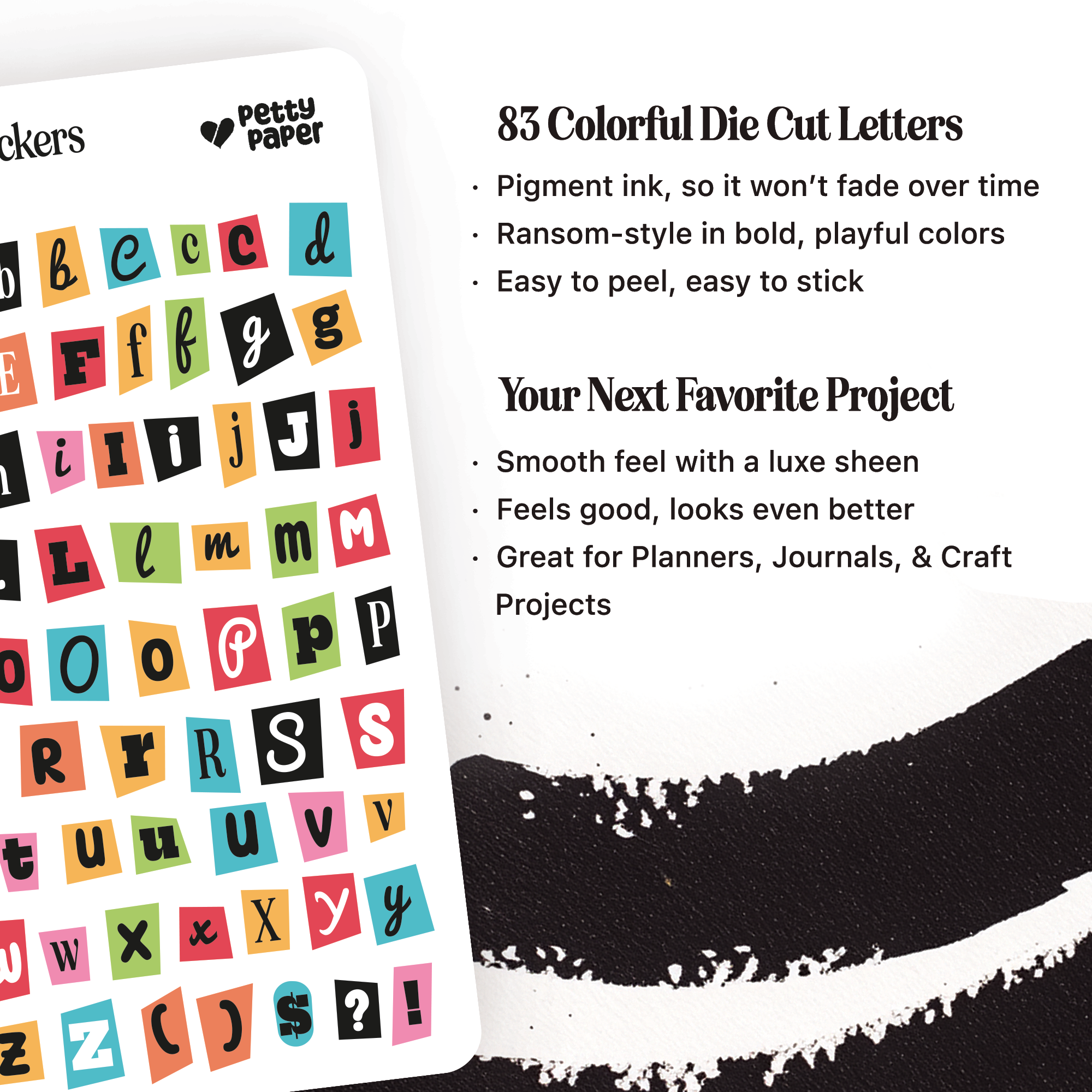 Ransom Sticker Sheet