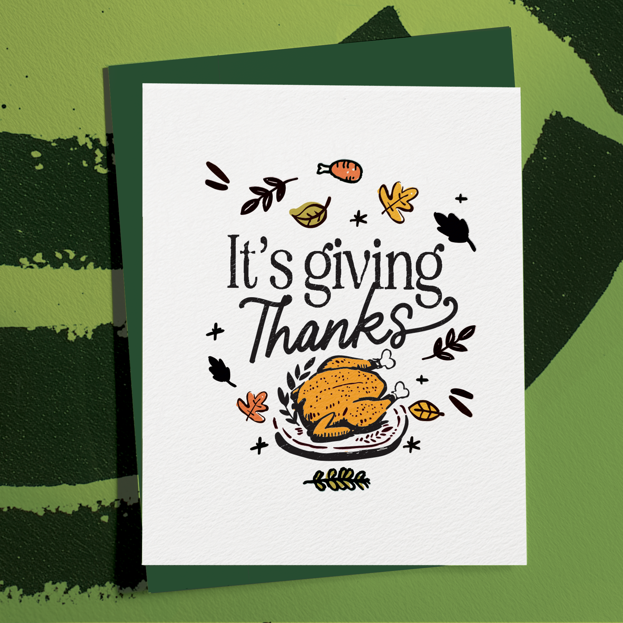 It's Giving Thanks - Thanksgiving Greeting Card