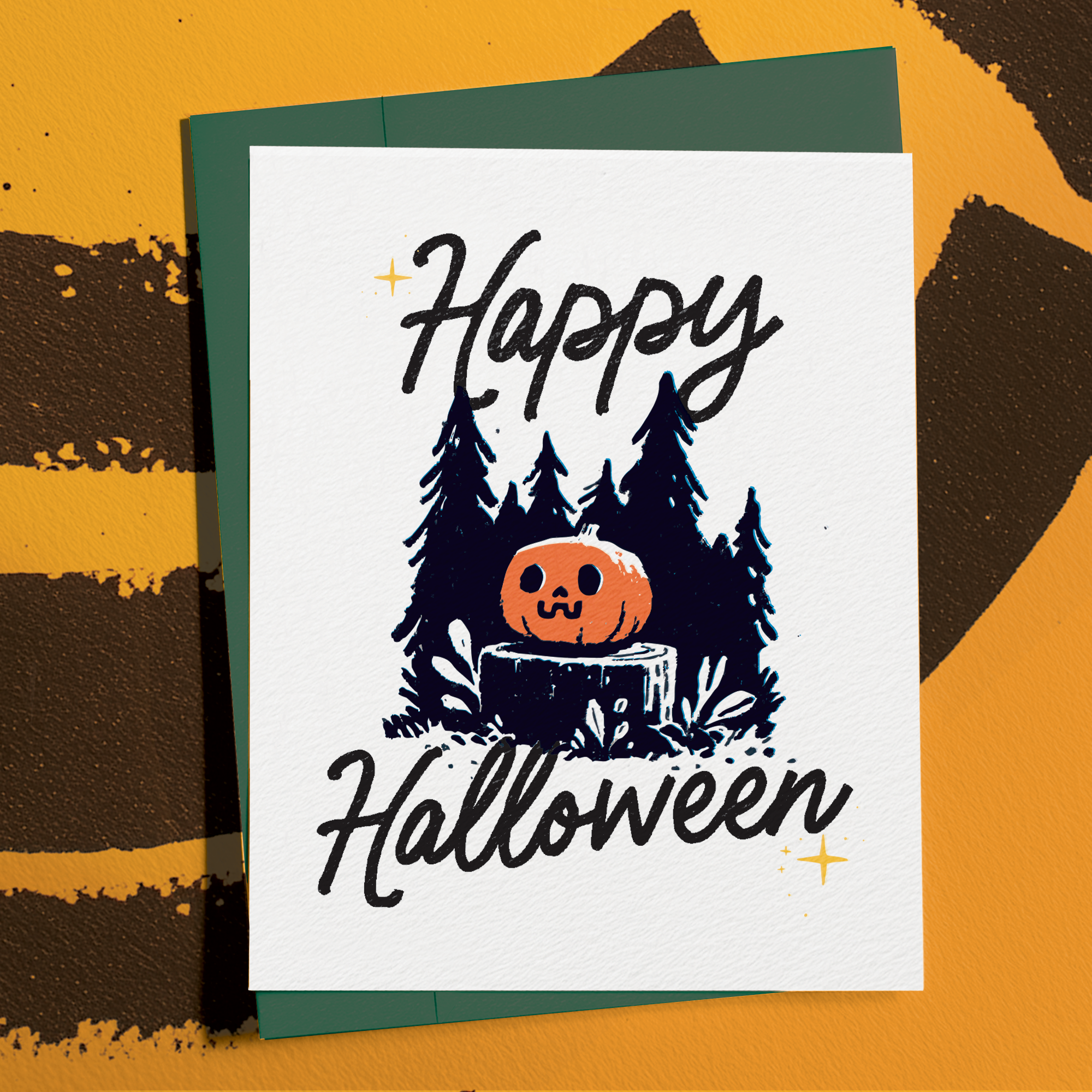 Cute Kawaii Halloween Pumpkin