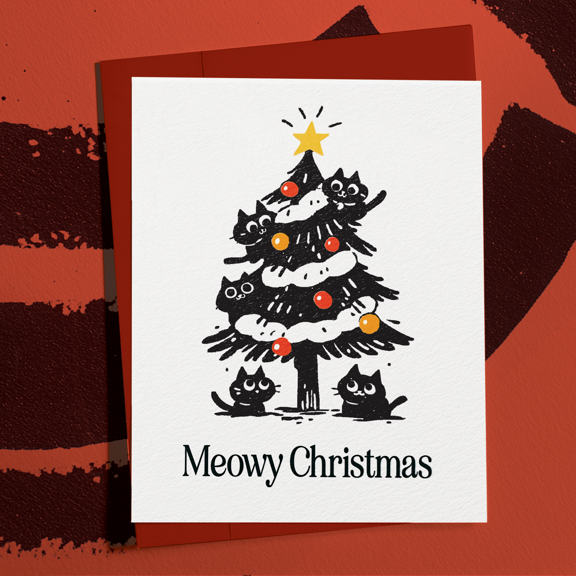 Meowy Christmas Tree