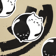 Purr-fectly Balanced Ying Yang