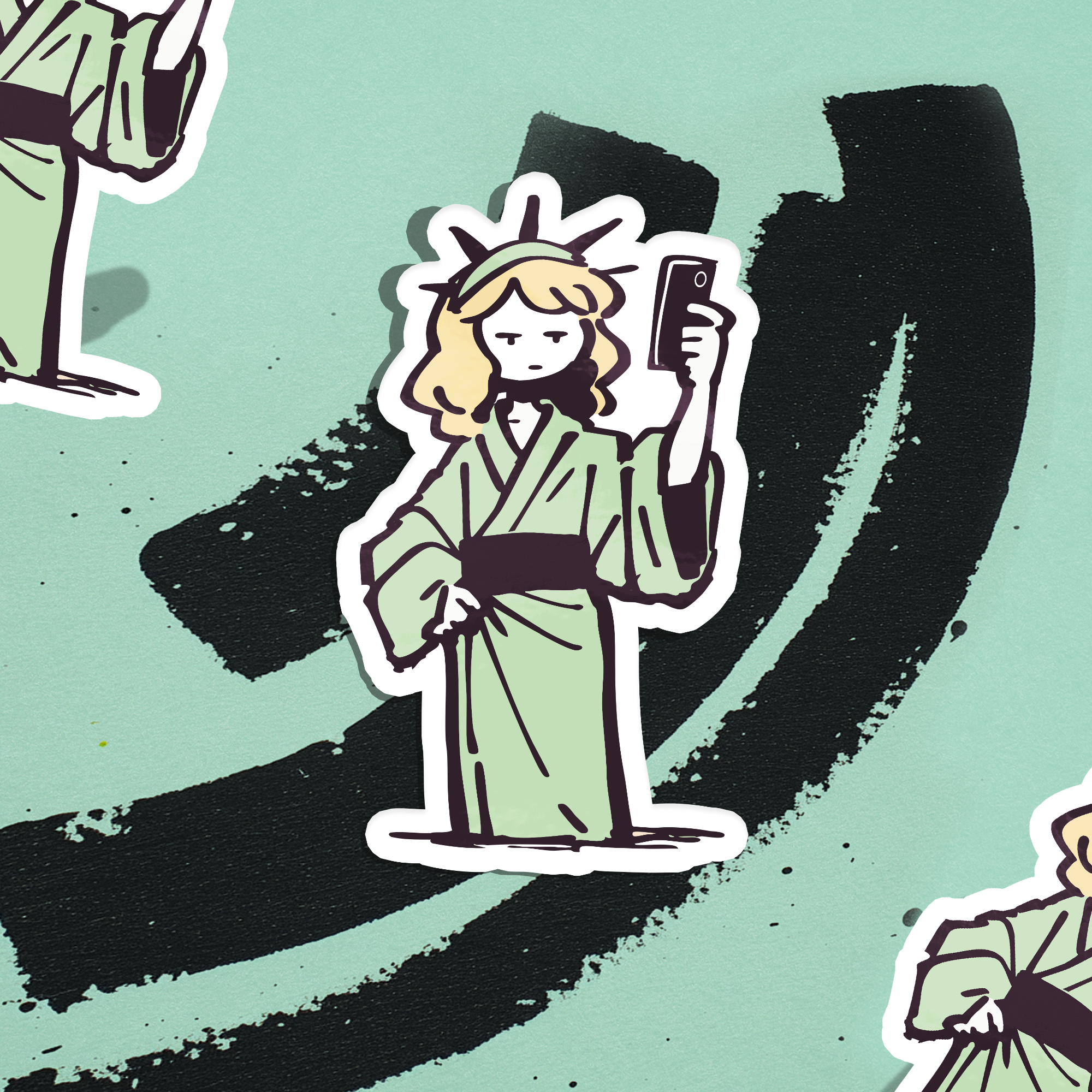 Lady Liberty is Watching