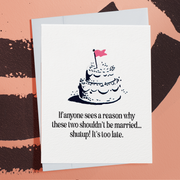 Red Flag Wedding Cake