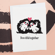 Boo-tiful Ghost Couple Card
