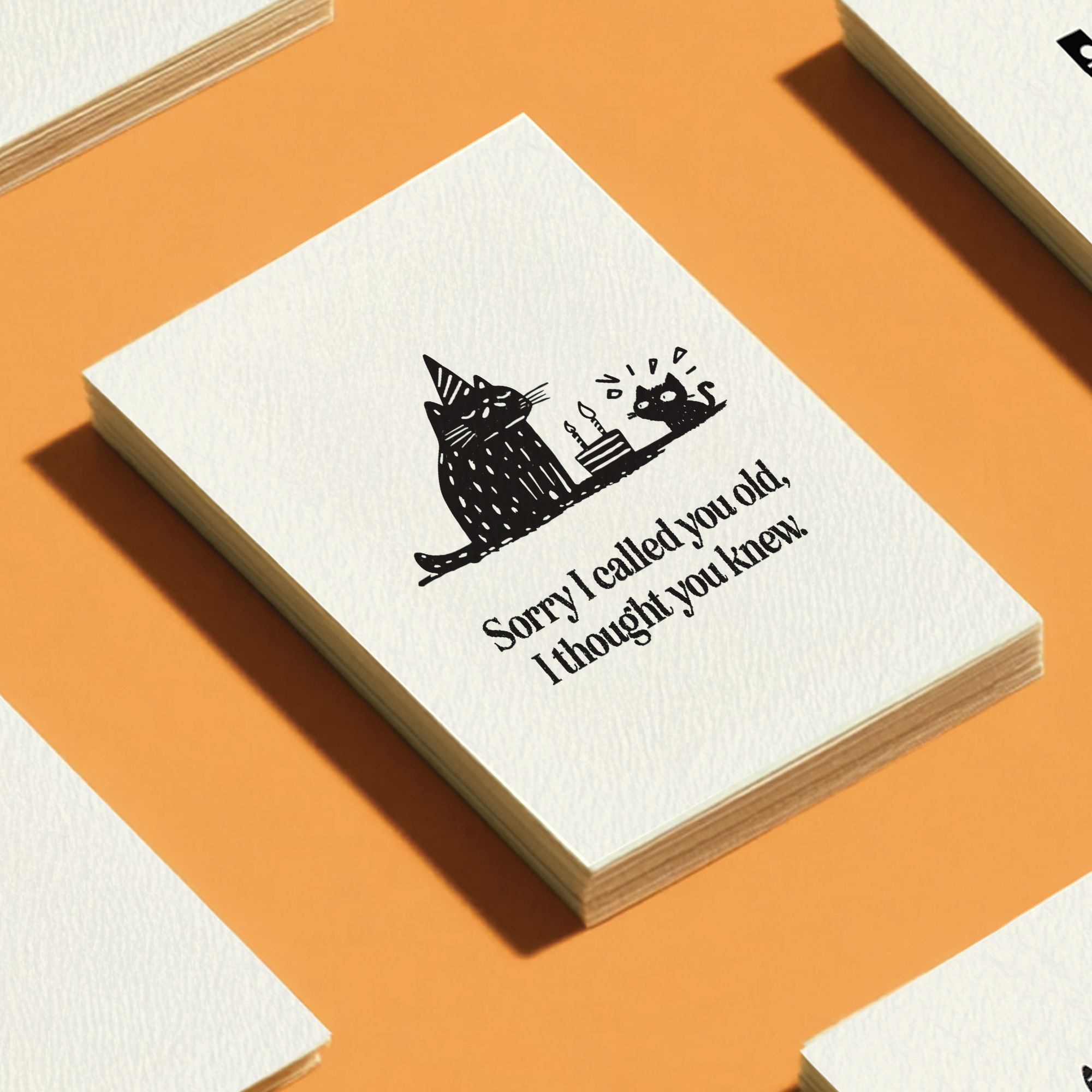 You're Old, I Thought You Knew