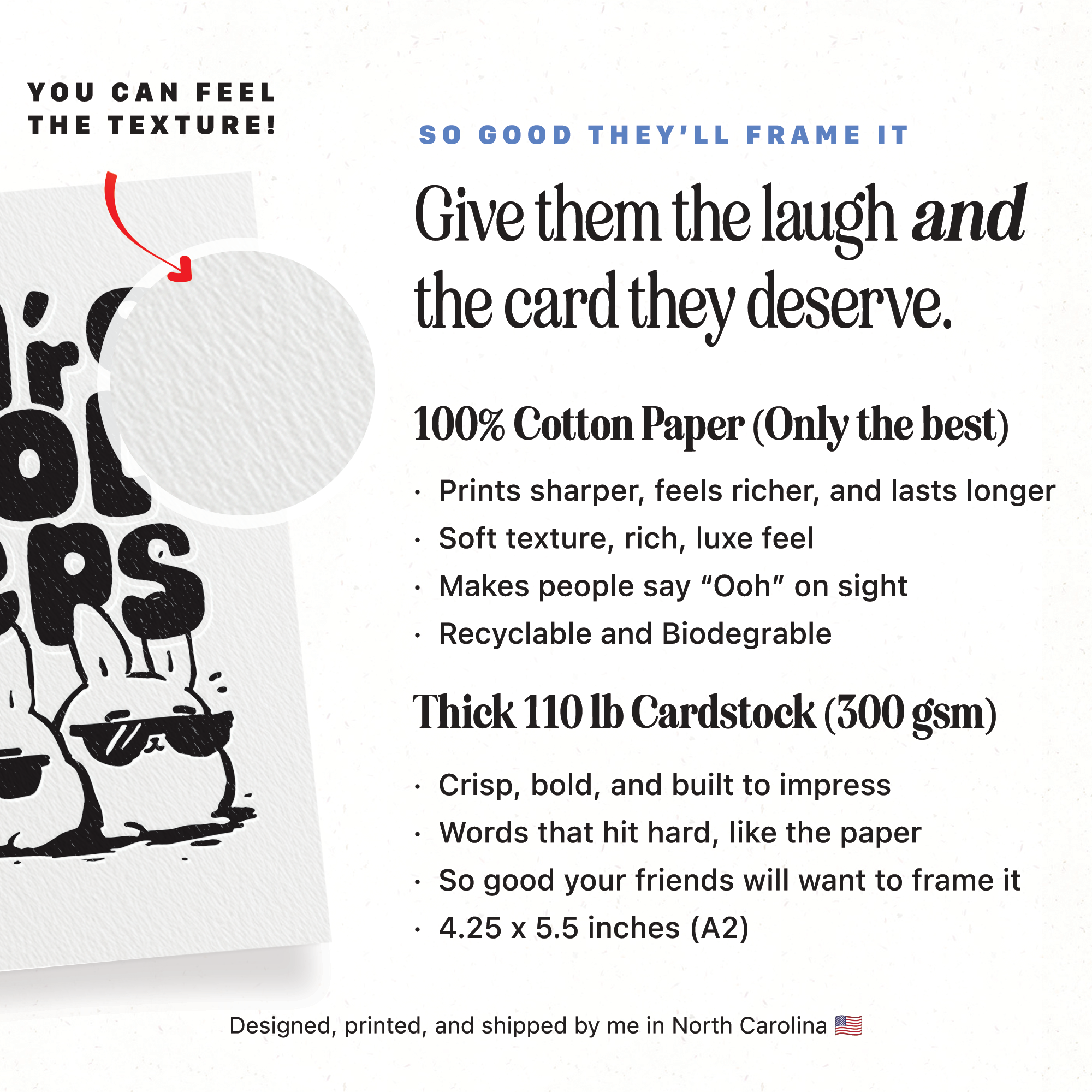 You're Cool Peeps - Black and White