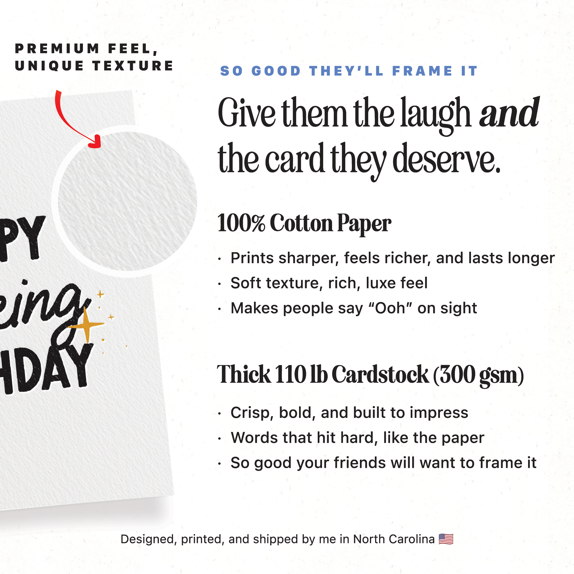 Brutally Honest Birthday Card