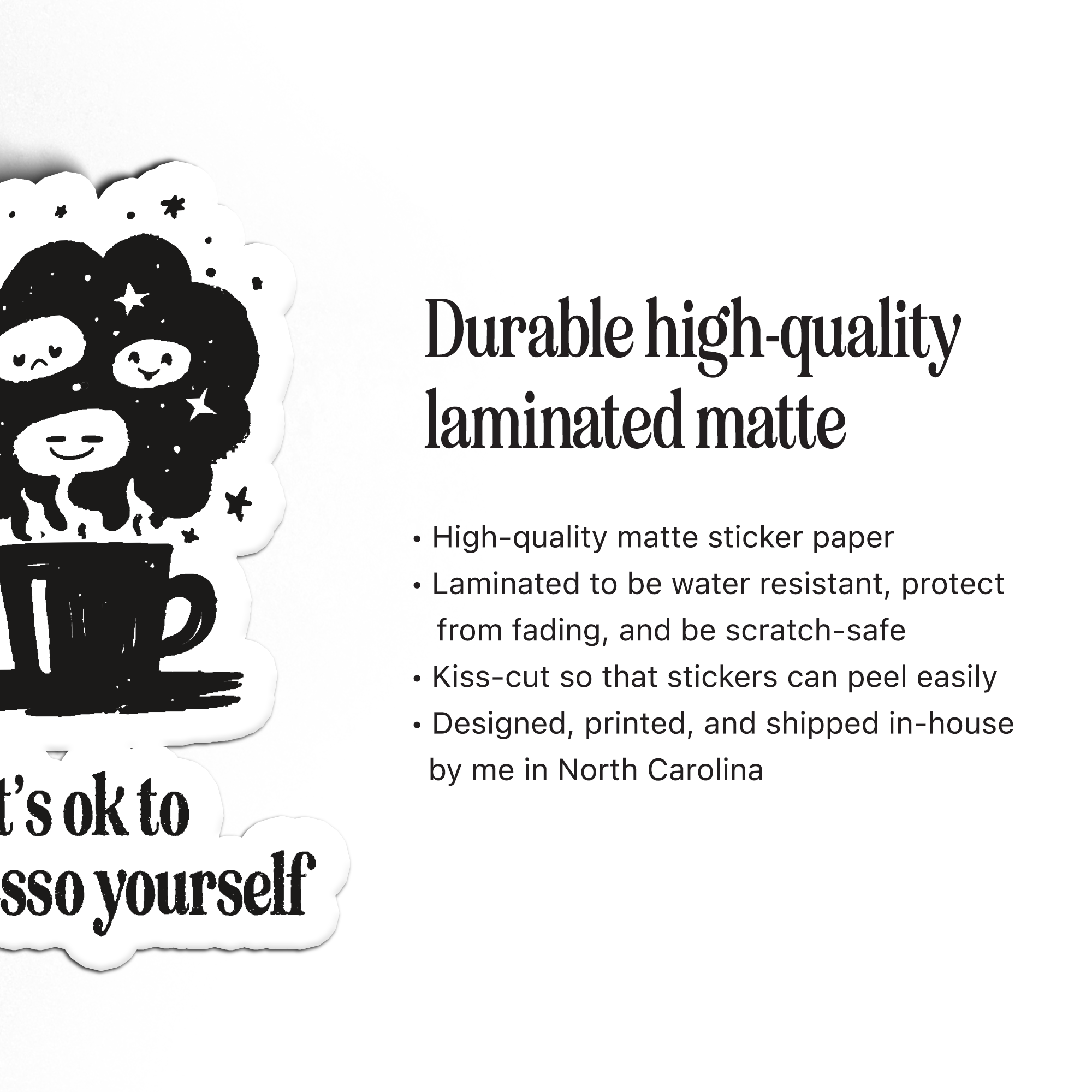 Espresso Yourself, Coffee Lover Sticker