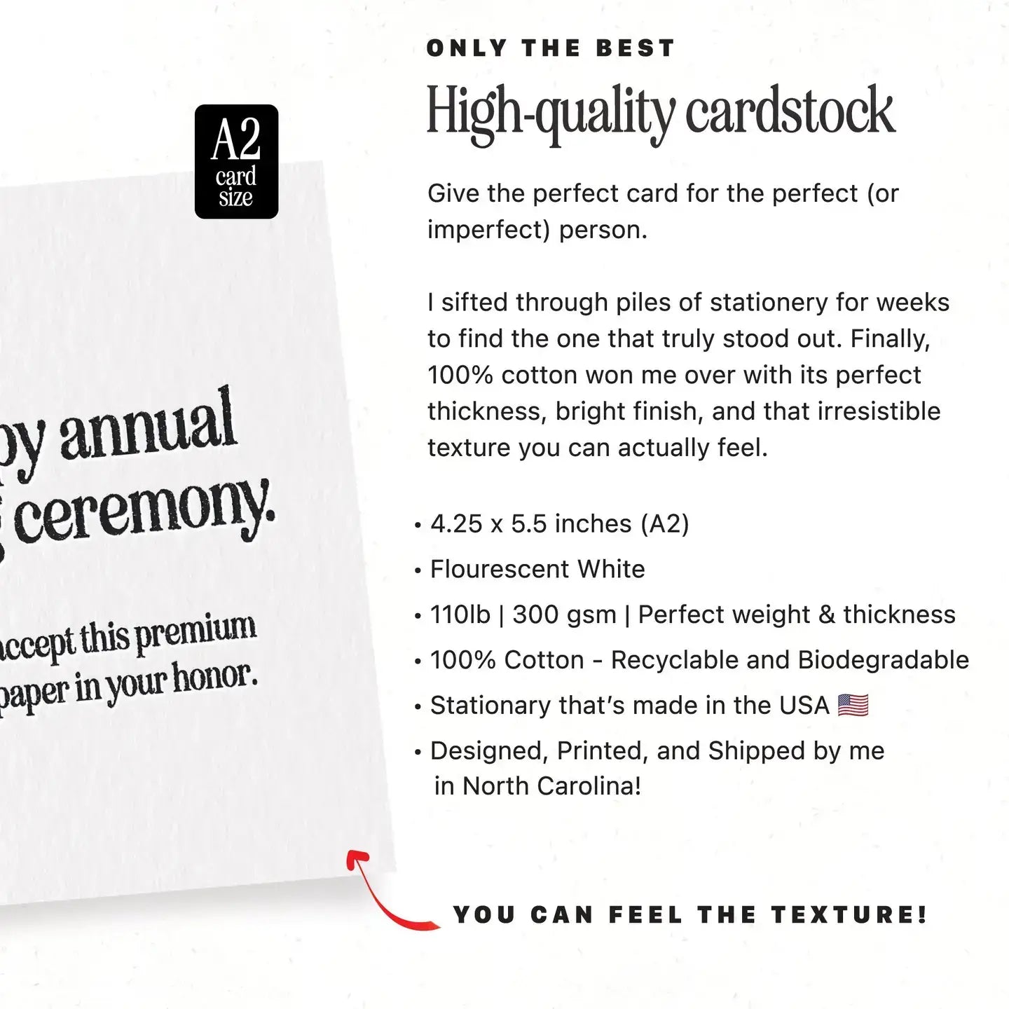 Minimalistic Annual Aging Ceremony