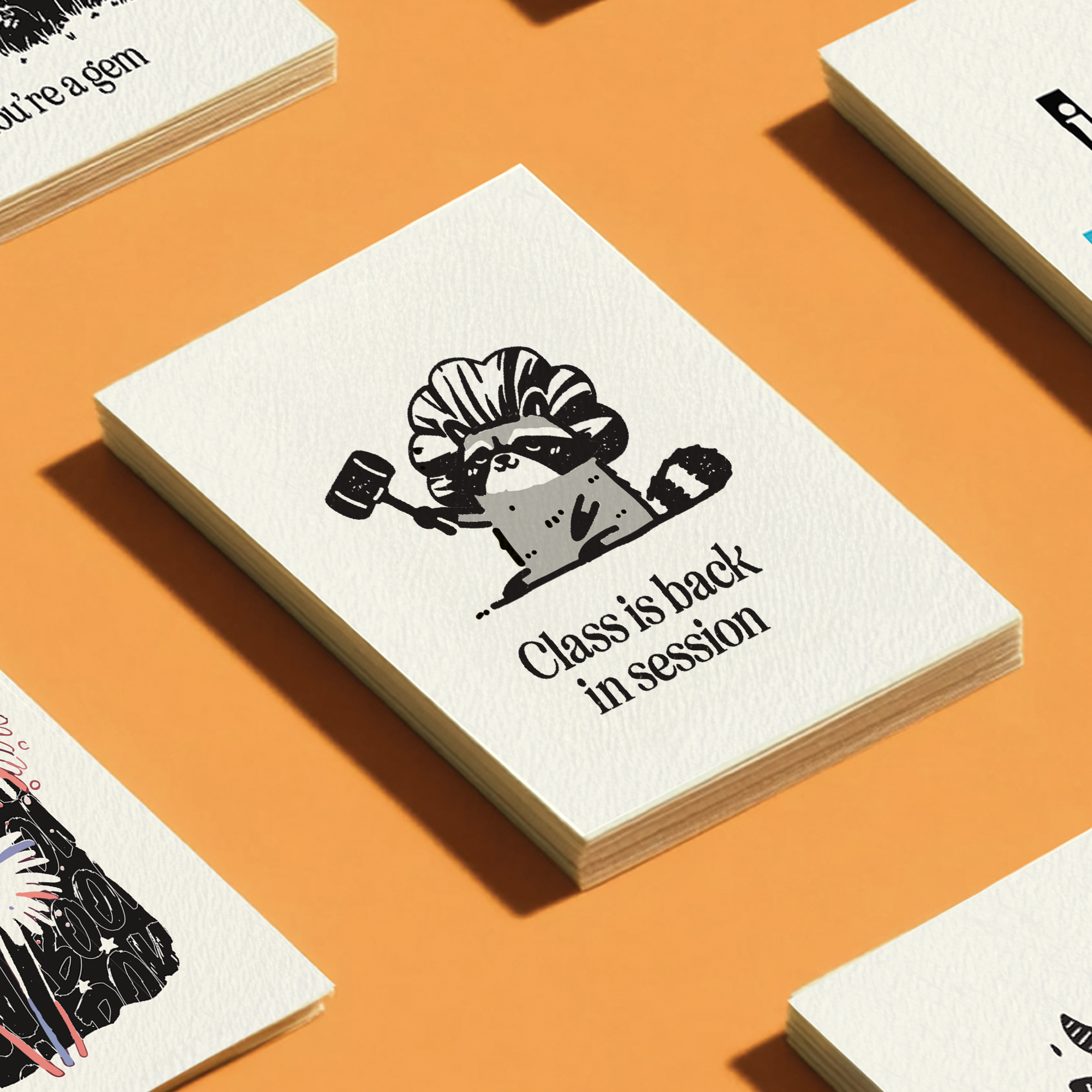 Back to School Raccoon