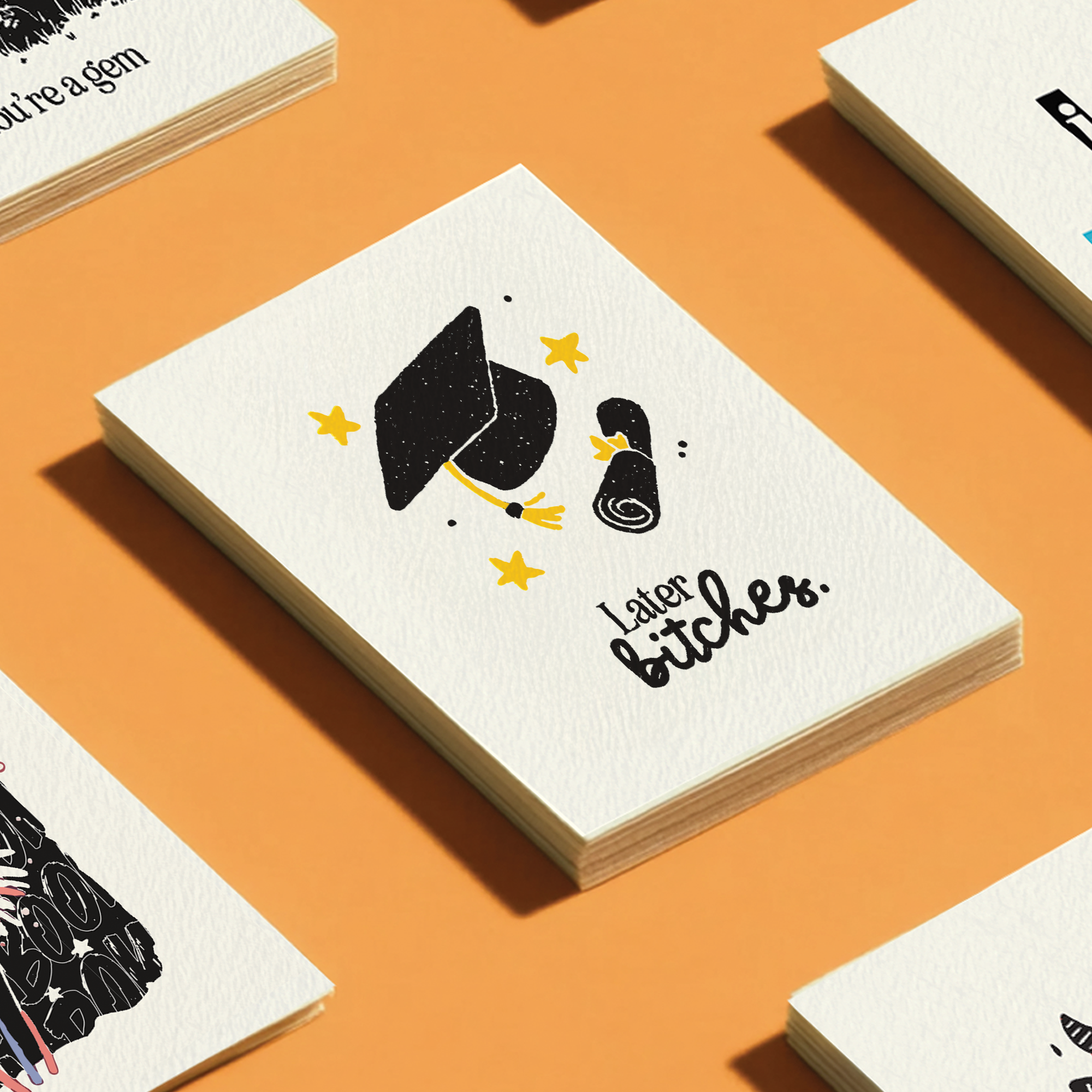 Later Bitches Cap and Diploma