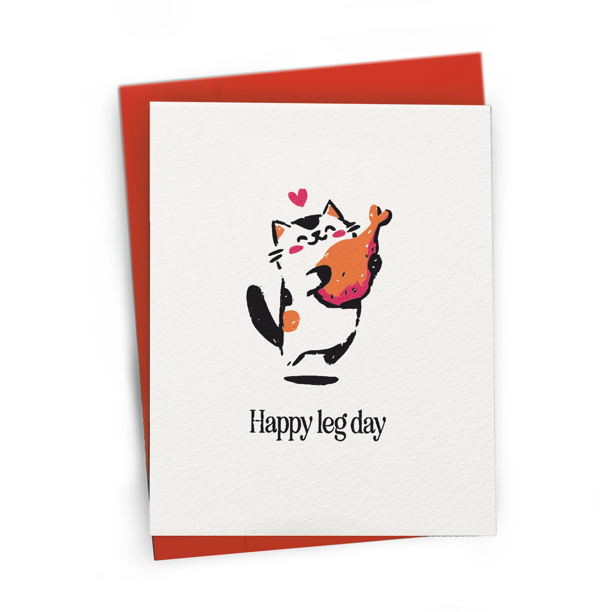 Happy Leg Day - Funny Thanksgiving Card