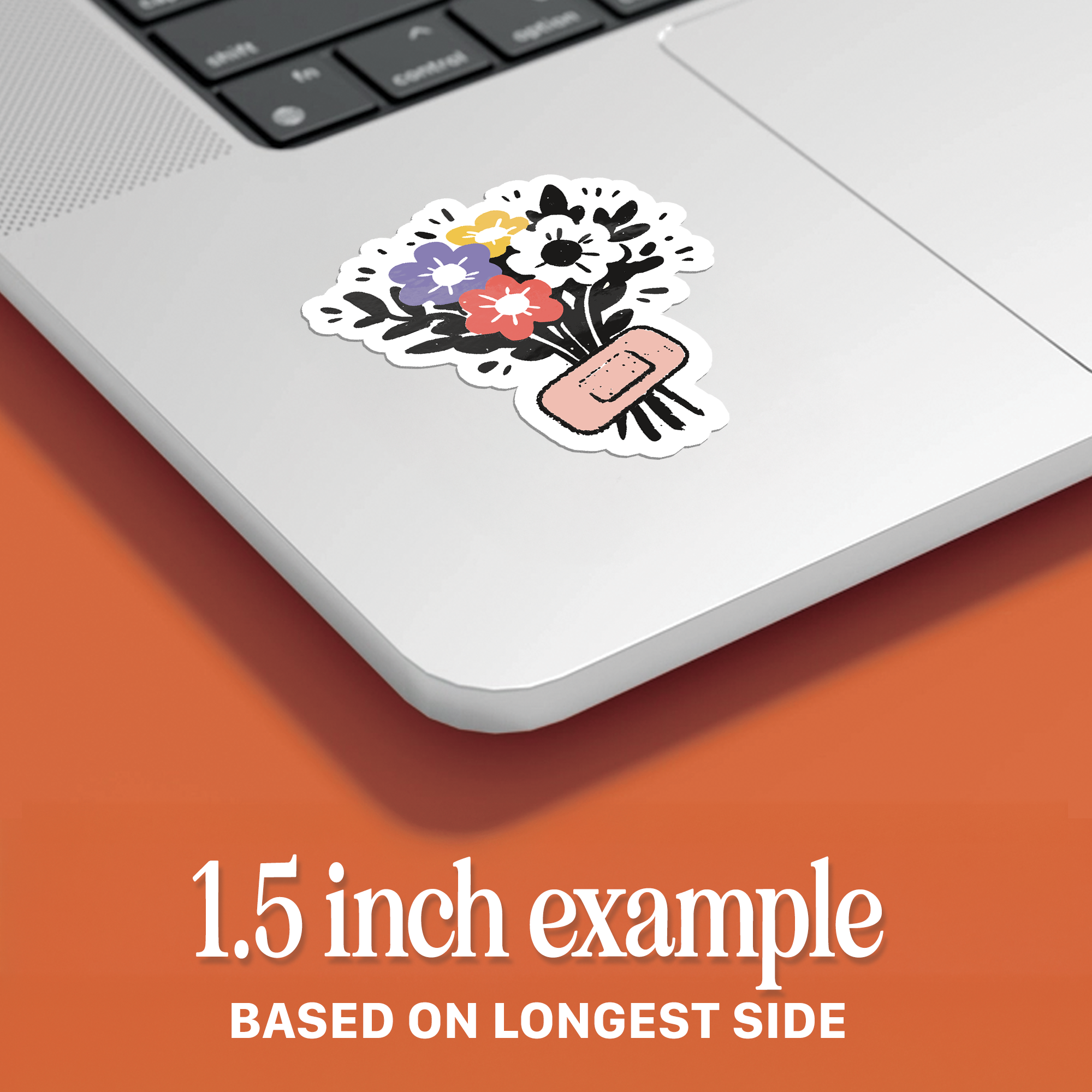 Flower Bandage Bouquet Sticker