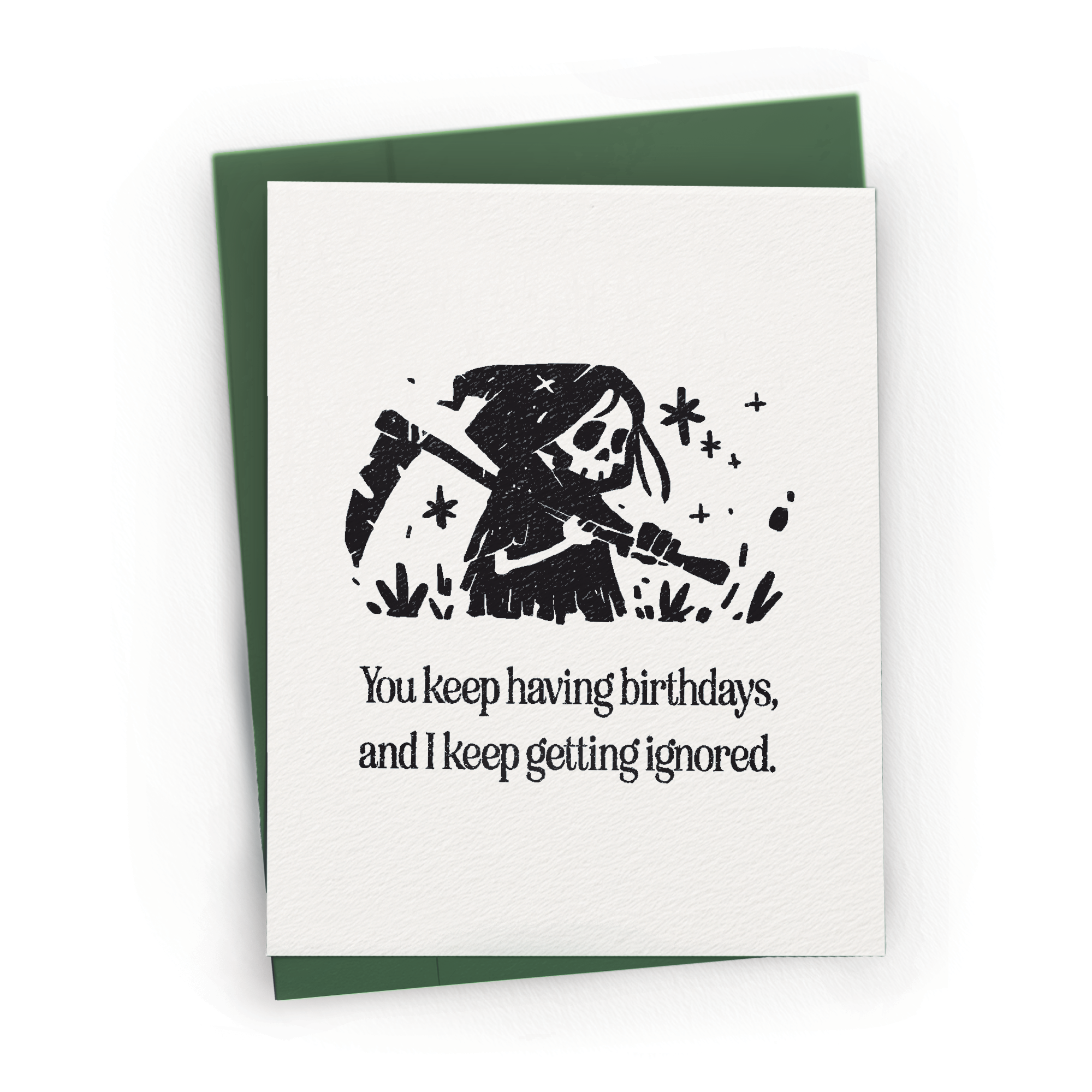 Dark Birthday Humor Grim Reaper