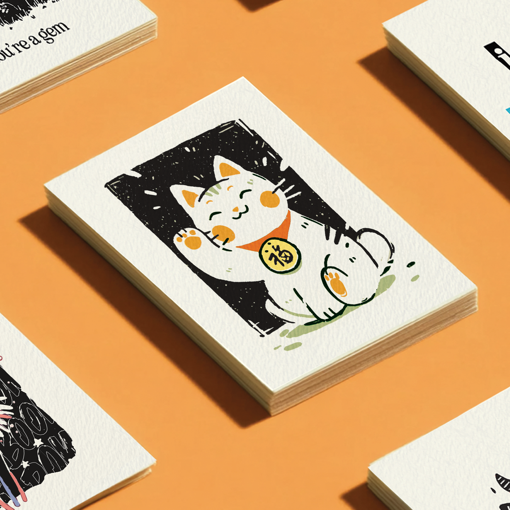 Maneki-Neko Good Fortune Cat