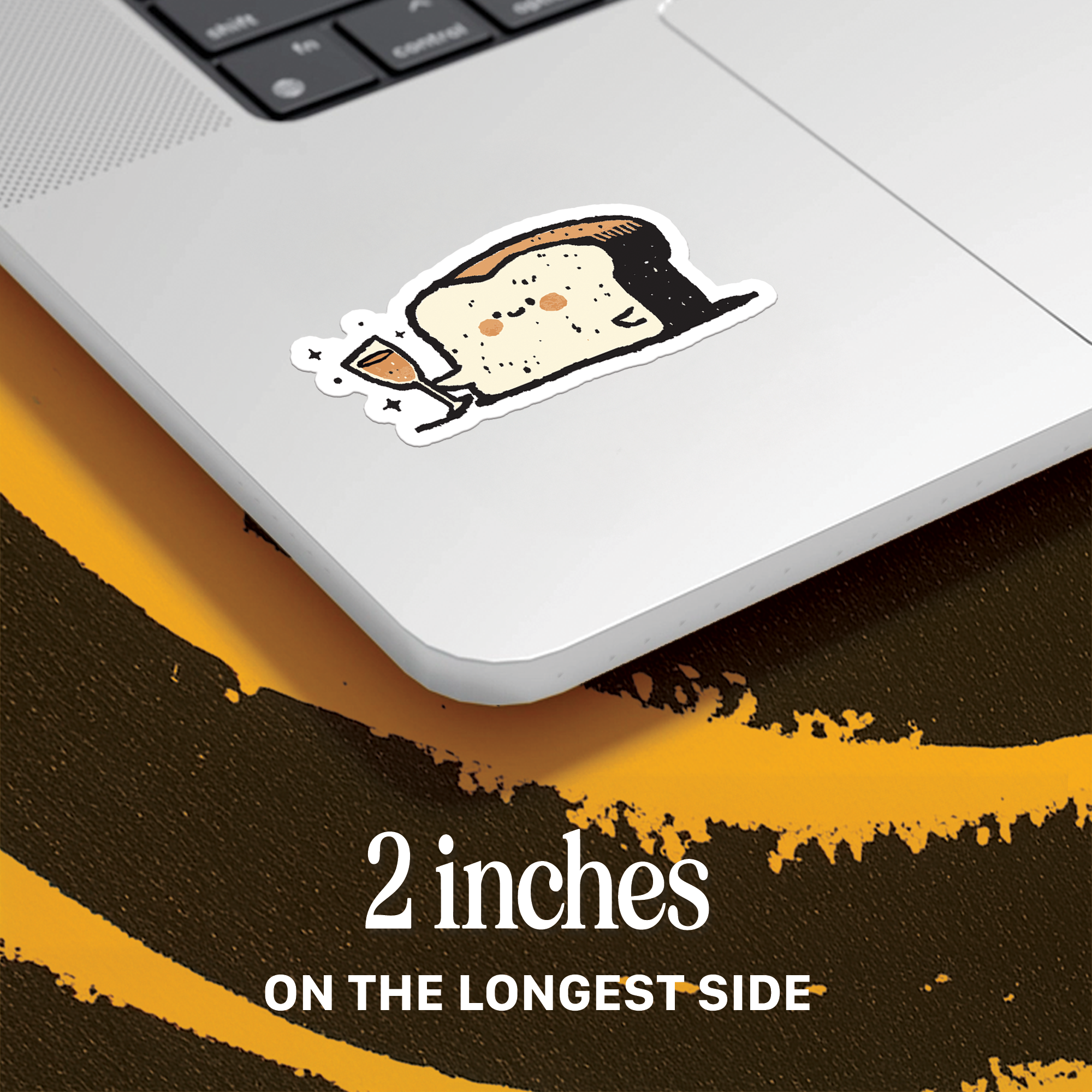 A Little Toast Sticker