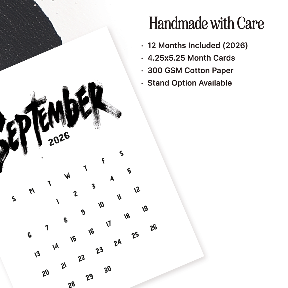 2026 Graffiti Desk Calendar