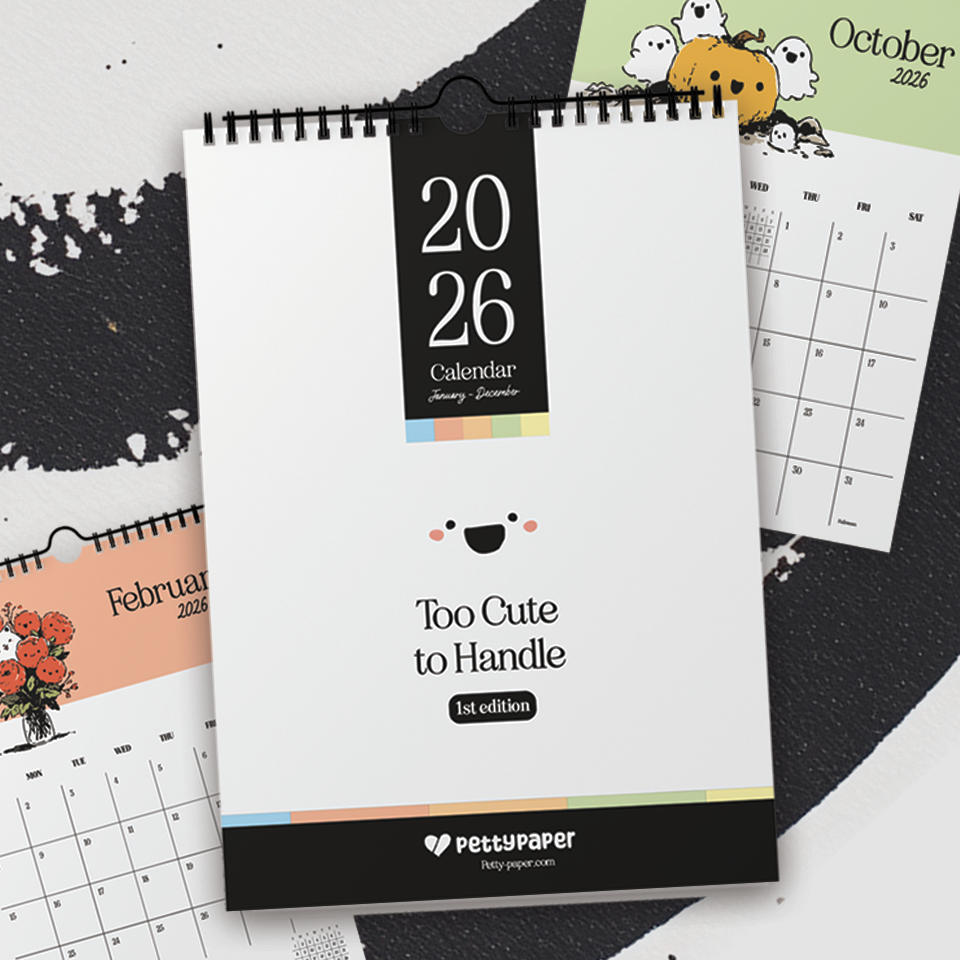 2026 Novelty Kawaii Wall Calendar