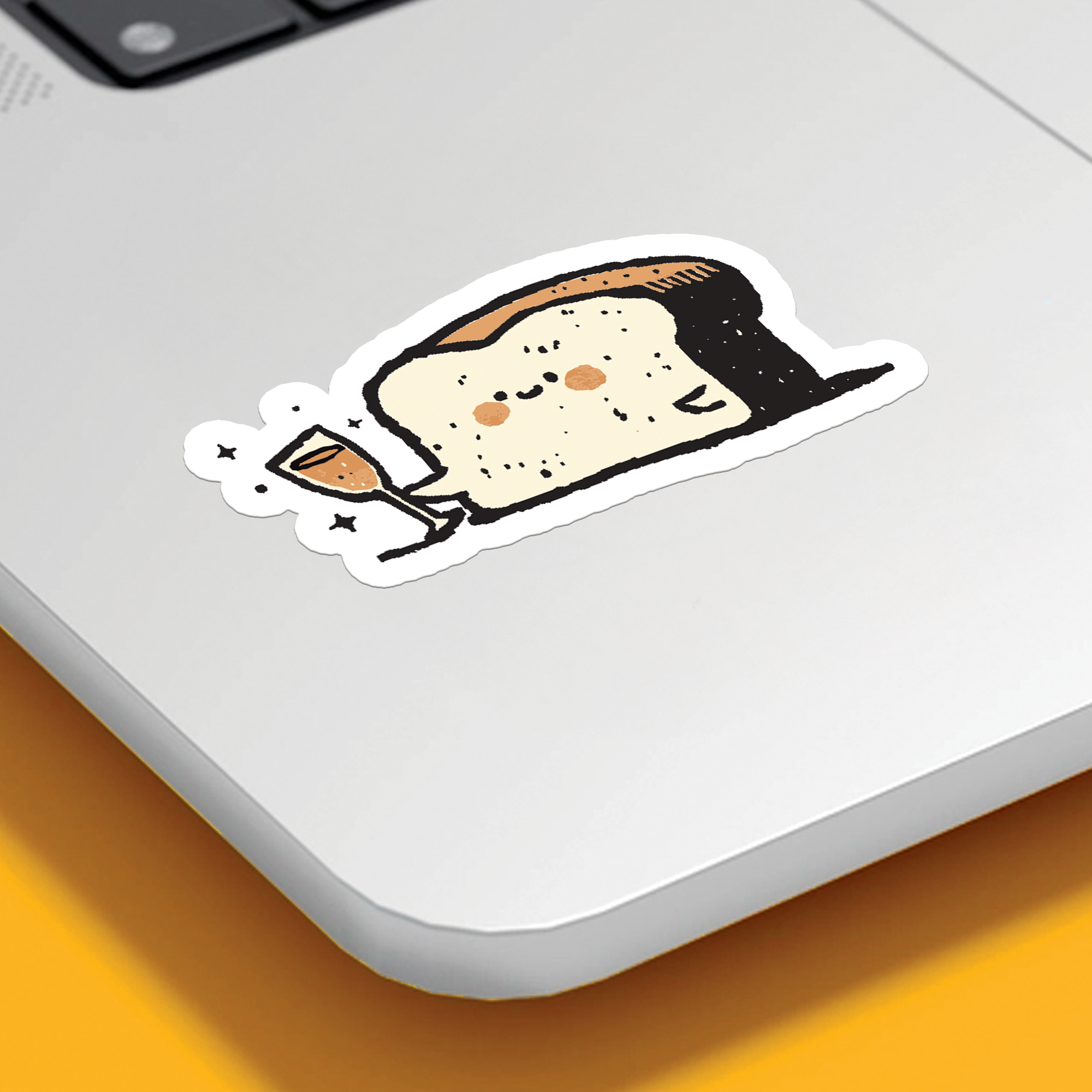 A Little Toast Sticker