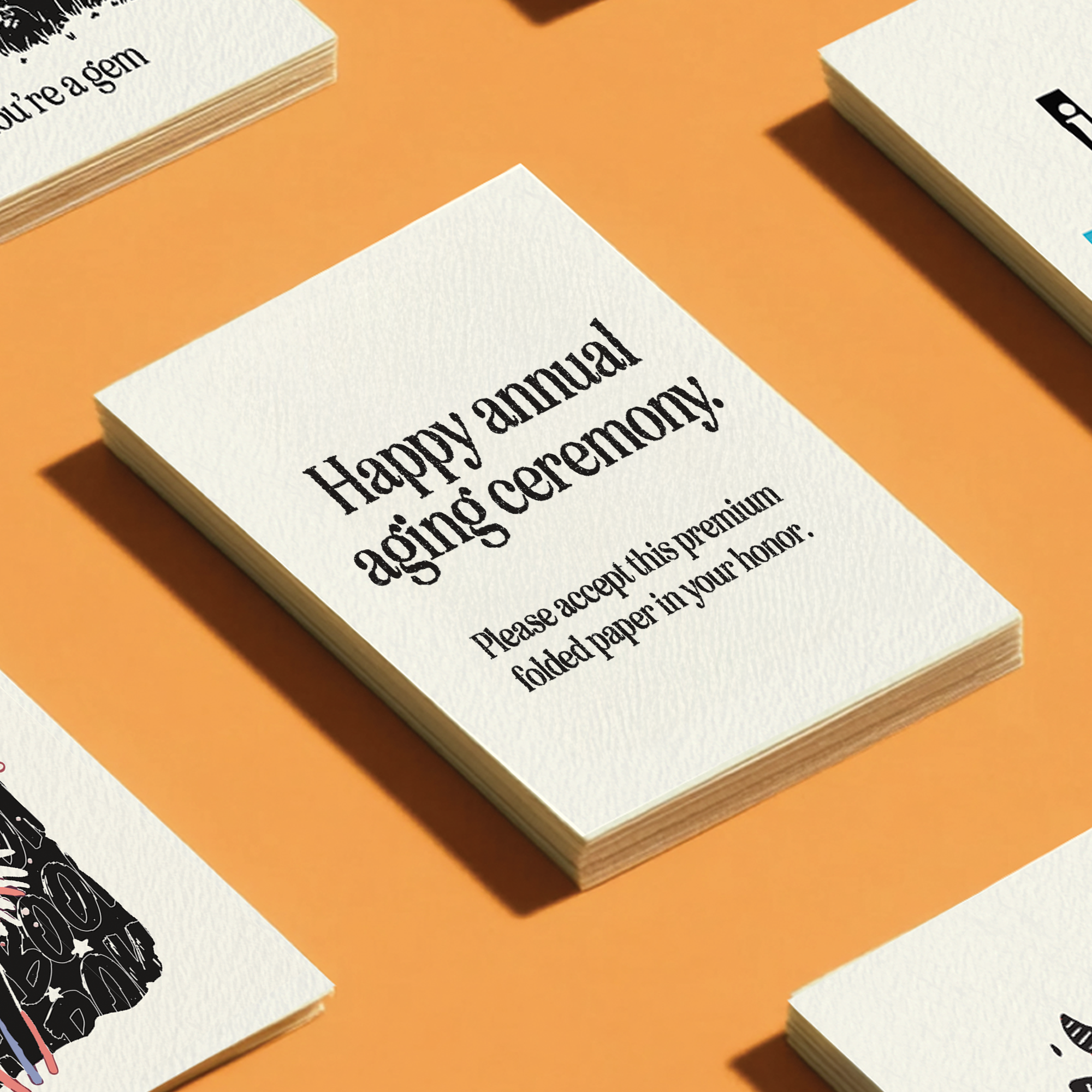 Minimalistic Annual Aging Ceremony