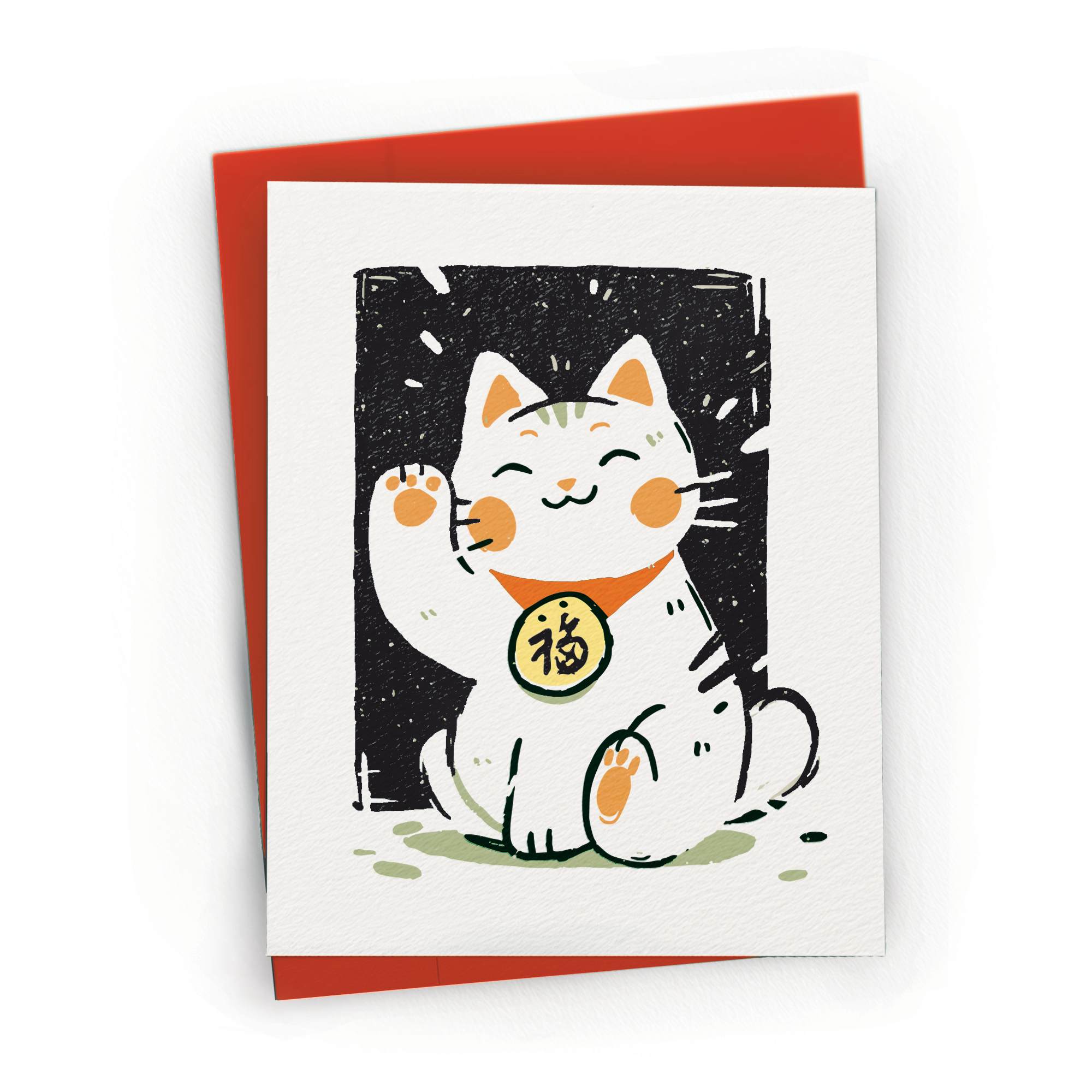 Maneki-Neko Good Fortune Cat