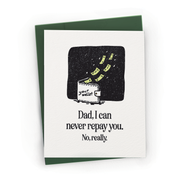 Funny IOU Gift for Dad