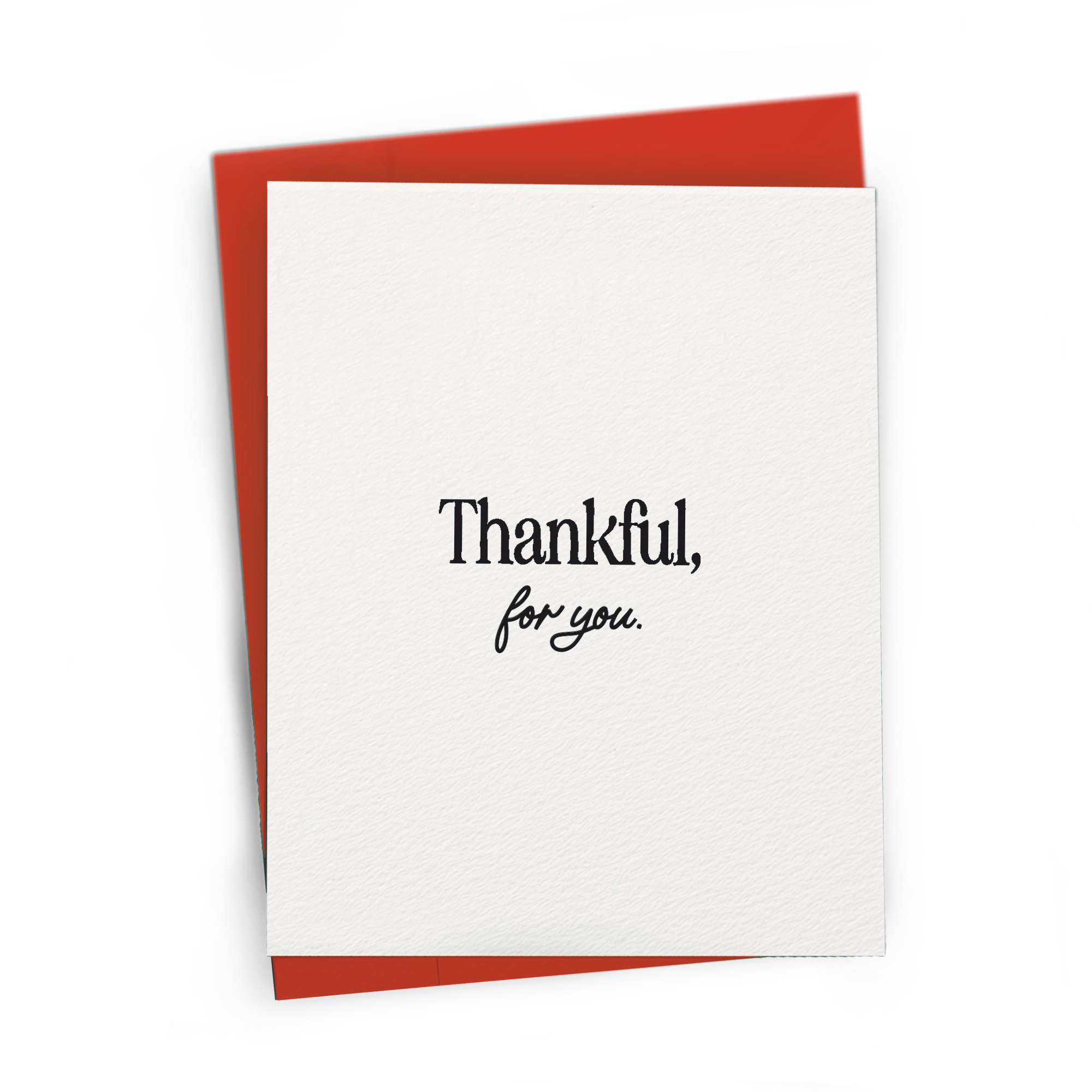 Minimalistic Typographic 'Thank You'
