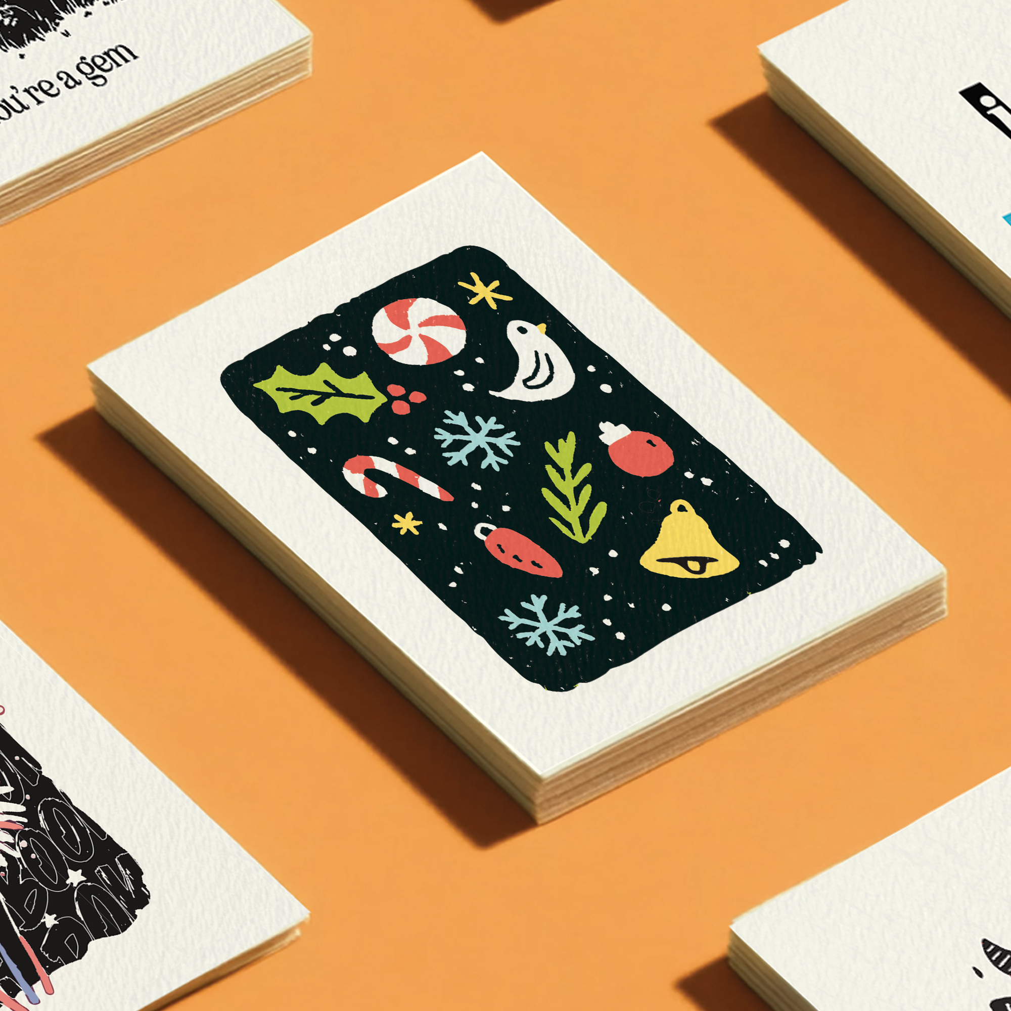 Christmas Icons Holiday Doodle