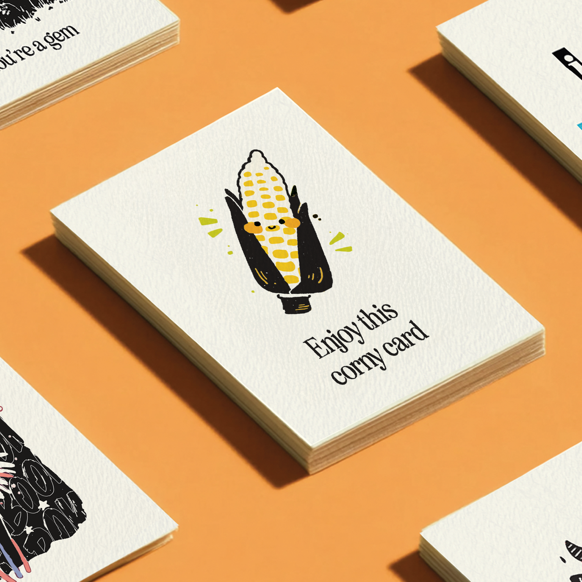 Corny Kawaii Everyday Card