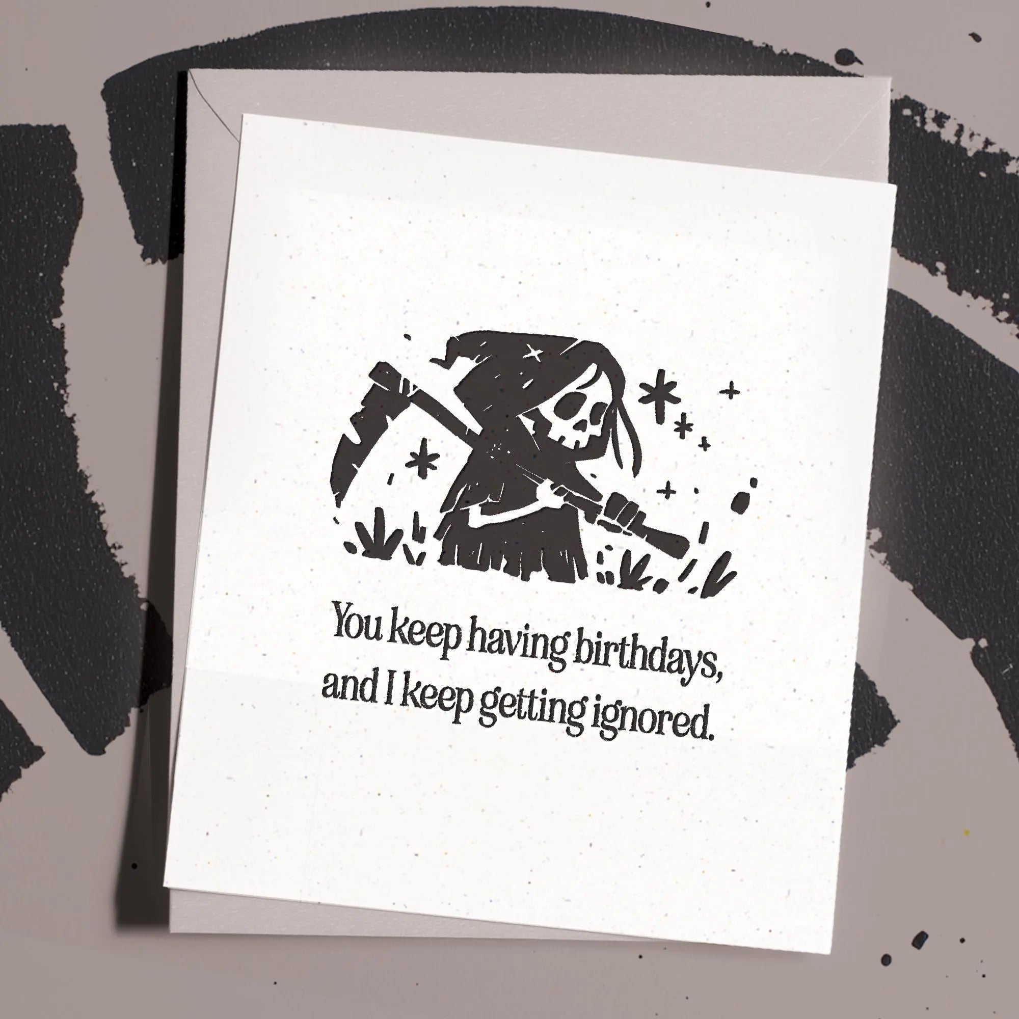 Dark Birthday Humor Grim Reaper