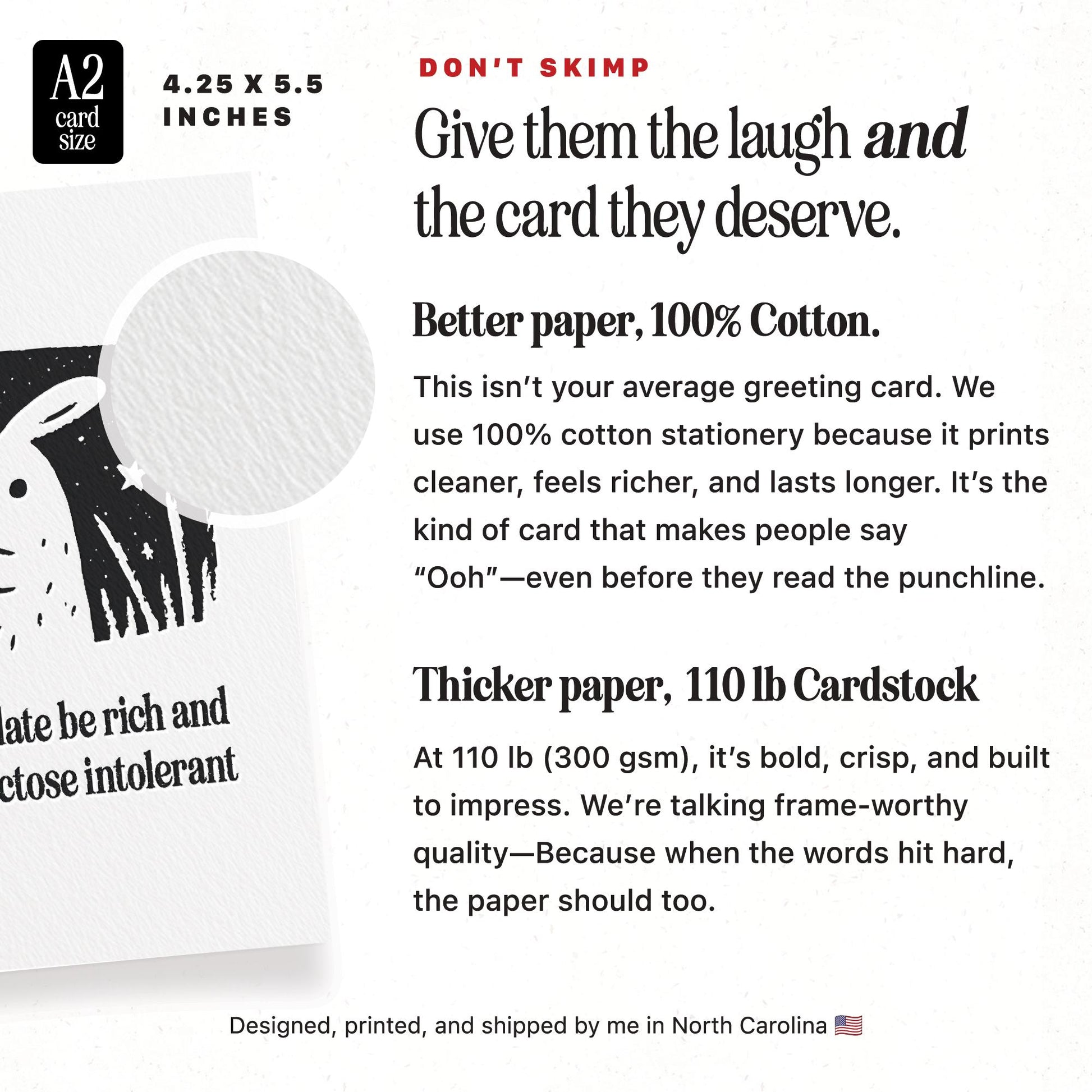 Funny Easter Bunny Card, Chocolate Lover Card, Witty Sarcastic Lactose Intolerant Joke Gift, Quirky Holiday Greeting, Snarky Friendship Card