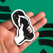 Chancla Hand Sticker