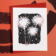 Holiday Card for Celebration: Fireworks, BOOM POW Greeting