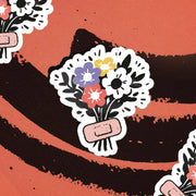 Flower Bandage Bouquet Sticker