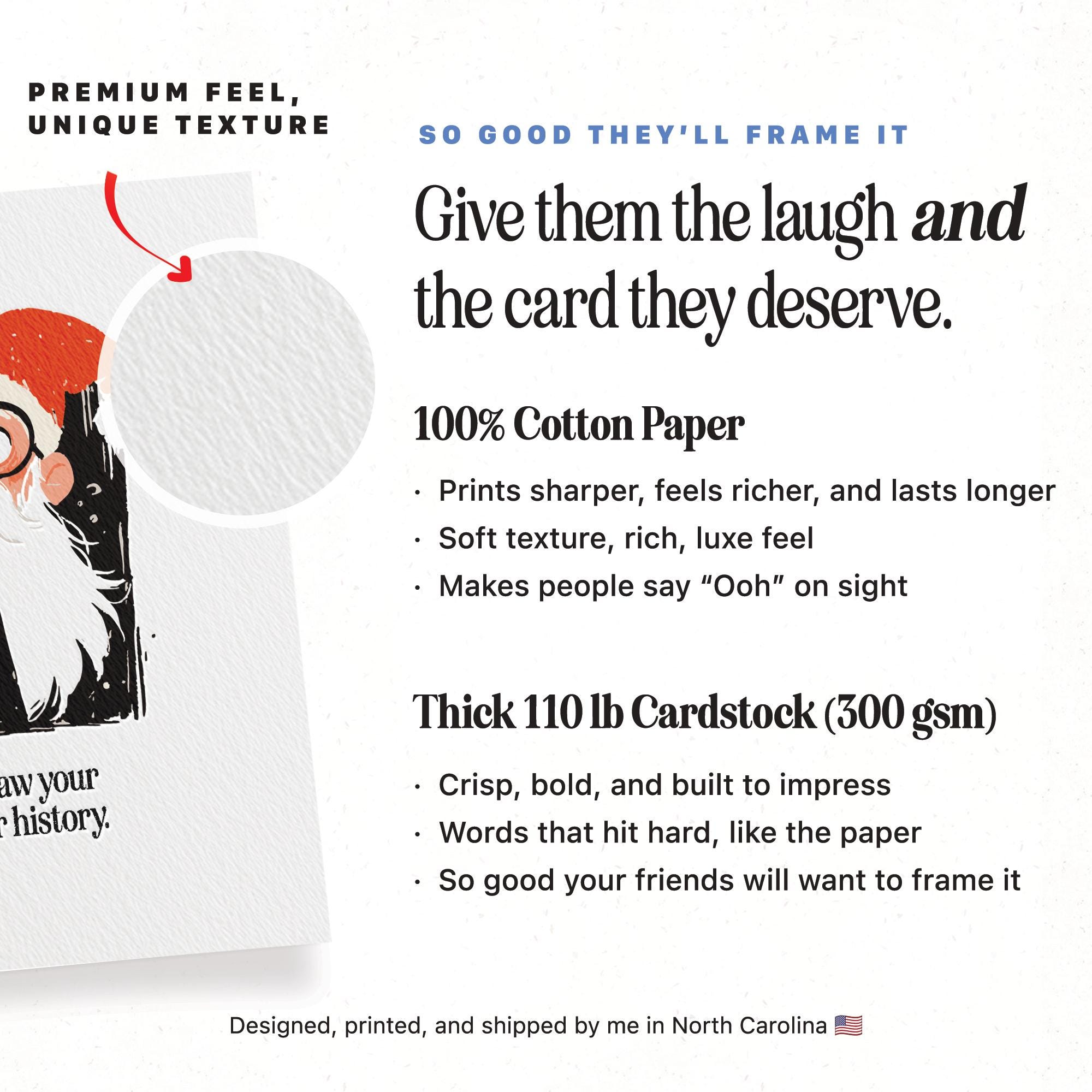 Funny Santa Card: Holiday Gag Gift Greeting, 'Browser History' Santa Claus Joke